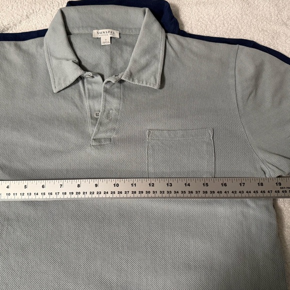 Sunspel Gray Polo Shirt - Picture 3 of 9